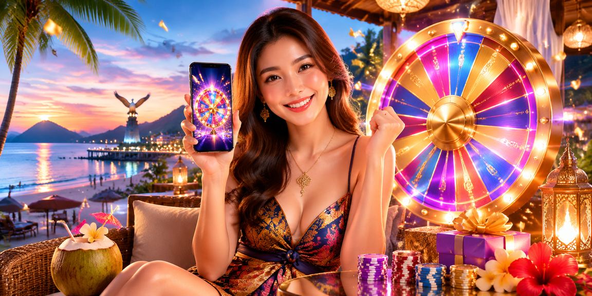 Meja Roulette dengan motif batik di Langkawi — permainan kasino th11
